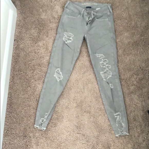 American Eagle Outfitters Denim - American Eagle Super Stretch Distressed Sz4